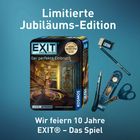 Limitierte Jubiläums-Edition. EXIT Das Spiel: Der perfekte Einbruch. Wir feiern 10 Jahre EXIT – Das Spiel.