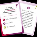 Quizfrage zu Jane Austens letztem zu Lebzeiten veröffentlichtem Roman, Antwortmöglichkeiten: Stolz und Vorurteil, Emma, Überredung.