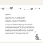 Text über Katzen mit Herz- und Liniendekoration oben und einer Katzensilhouette unten rechts.