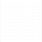 Ein Notizblock mit blauer Spiralbindung und gepunkteten Seiten. Oben sind kleine, weiße Blumenmuster auf hellem Hintergrund.