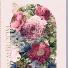 Text: "Time to BLOOM", "Marjolein Bastin". 
Illustration: Eine Vielzahl bunter, detailreicher Blumen mit Schmetterlingen.