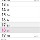 Kalender für Juli 2027. Tage und Wochenenden in einer Spalte. KW 27-30 am Rand markiert. Wochenende in rosa.