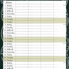 Kalender für November mit Wochenangaben. Spruch: „Statt die Zeit zu vertreiben, sollten wir sie genießen.”