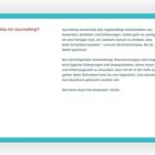 Titel: Was ist Journaling? Beschreibung der Vorteile des regelmäßigen Schreibens von Gedanken für Selbsterkenntnis.
