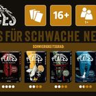 "CRIME PLACES", ab 16, 1+ Spieler, 120-180 Min. Sechs Spieleboxen. "NICHTS FÜR SCHWACHE NERVEN!"