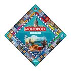 "MONOPOLY", "TÜRKİYE SÜRÜMÜ". Vierseitige Spielfeldgestaltung mit türkischen Motiven und Sehenswürdigkeiten in der Mitte.