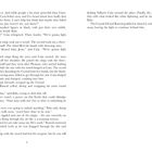 Seite sechs mit Text über einen Kampf: Drei maskierte Figuren kämpfen gegen Cain. Ein Kristall, Ninjas und Blitzschläge kommen vor.