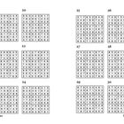 Nummern 19 bis 30, alle gefüllt; unter 23-24 und 29-30 steht "Solutions". Sudoku-Lösungsgitter.