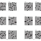Raster aus zwölf nummerierten Kreuzworträtseln, nummeriert von 151 bis 162, auf zwei Seiten angeordnet: 326 und 327.
