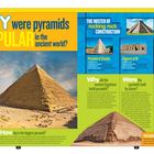 "WHY were pyramids so POPULAR in the ancient world?" Text in verschiedenen Farben über ein Foto einer Pyramide.