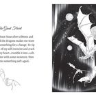 Text: "The Great Flurrrt" beschreibt den Impuls, etwas Neues zu wagen. Illustration von fliegenden Drachen im Weltraum.