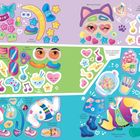 Aufnahme einer Hit-Single, Die Tanzprobe, Wer möchte Bubble Tea? Enthält bunte Sticker von Accessoires, Früchten und Kleidung.