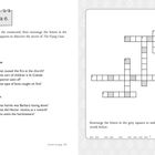 „Task 6.“ lautet der Titel. „Rearrange the letters in the grey squares.“ Kreuzworträtsel mit Zahlen.