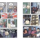 Comic mit Dialogen: "FINE! I got stressed...", "No OCD police.", "Go make me...", "I love you.", "I CAN'T DO IT...", "I'M TWELVE...". 
Illustration von Jugendlichen in verschiedenen Alltagssituationen.