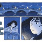 Textnachrichten: „Ara? I'm so sorry...“, „Ara. Call me.“, „If you love me...“, „CALL ME. NOW.“, „Fine...“; Nacht, Mädchen am Geländer.