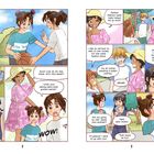 Kapitel 1. Zwei Mädchen spielen Basketball. Ein Mädchen trägt ein neues rosa Kleid. Freunde staunen über den Look. Einer erzählt vom Laufsteg im Fashion Camp. Ein anderes plant eine Japanreise. Begeisterung und Komplimente.