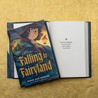„Falling to Fairyland“ von Sarah Jean Horwitz. Illustration: Person mit Umhang und Laterne. Text: „You are powerful, magical, loved.“