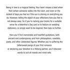 INTRODUCTION: Einleitender Text über das Gefühl der Liebe und die Suche nach passenden Worten für romantische Anlässe.