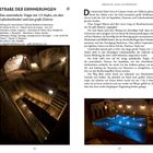 "STRAẞE DER ERINNERUNGEN. Unterirdische Treppe, Bunker, Zisterne. Führungen: freitags bis sonntags. Bilder: Treppen, Zisterne."