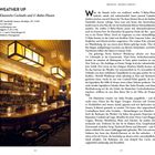 WEATHER UP: Klassische Cocktails und U-Bahn-Fliesen. Adresse in Brooklyn, NY. Täglich 17:30-4 Uhr. Beschreibung einer Bar mit Bild.
