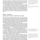 „ARMAS LINDGREN: ALVAR AALTO'S MOST IMPORTANT TEACHER“

Der Text beschreibt Alvar Aaltos Ausbildung und seinen einflussreichen Lehrer Armas Lindgren.