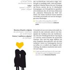 echar un polvo / es mit jdm. treiben  
llevarse al huerto / jdn. abschleppen  
Silhouette eines küssenden Paares mit gelbem Herz.