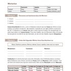 Texte: Grammatik, Wortarten, Übung 4, Übung 5, Genus, Deklination. Tabelle mit deutschen und lateinischen Begriffen.