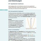 Kapitel "Quadratische Funktionen und Gleichungen" mit Grafik einer Parabel, die die Funktion \( f(x) = x^2 \) darstellt.