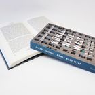Buch mit Titel "Kühle Neue Welt" von Jan Eike Dunkhase, liegt quer auf einem geöffneten Buch.