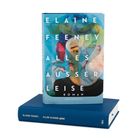 Titel: "Alles Außer Leise" von Elaine Feeney. Das Cover zeigt eine abstrakte Illustration eines Gesichts.