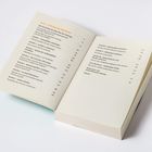 Ein Inhaltsverzeichnis beschreibt Schritte zur Regulierung von Aufregung, beginnend bei "Stressfaktoren" bis zu einem "Glossar".