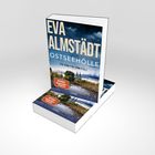 "Buchcover: EVA ALMSTÄDT OSTSEEHÖLLE, Pia Korittki ermittelt. Hinweis: Spiegel Bestseller-Autorin. Landschaftsfoto mit Kirche."