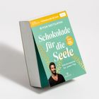 „Schokolade für die Seele“, 2027 Abreißkalender, BYION KATTILATHU. Grünes Cover mit Foto einer Person unten.