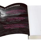 „Stimmen zu Echokammer“ mit positiven Kritiken in weißer und pinker Schrift. Droemer-Logo unten rechts.