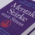 "Mentale Stärke statt Stress" von Dr. Ulrich Ott und Jörn-Marc Vogler. Dunkelblaues Cover mit rotem Logo.