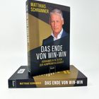 "Matthias Schranner, Das Ende von Win-Win, Verhandeln in Zeiten der Kompromisslosigkeit, Econ." Buch mit Portrait-Cover.