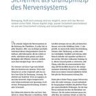 "Sicherheit als Grundprinzip des Nervensystems" steht groß oben. Ein Kapitel erklärt die Wichtigkeit von Sicherheit für das Nervensystem.