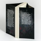 Links ist ein Text über Lana Myers, eine Serienkillerin. Rechts Infos über S.T. Abby, Pseudonym der Autorin C.M. Owens.