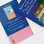 „Vom selben Autor“, Buchcover: „Wenn es dunkel wird, leuchtet Frau Yeongs kleiner Laden“, bunte Illustration eines Ladens.