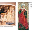 24: Szene von Fra Angelico zeigt Jesu im Reich des Todes.  
25: Heilige Veronika mit Schweißtuch, Anlitz Jesu.  
Fresko links, Gemälde rechts.