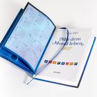 "Mit dem Mond leben 2027" von Helga Föger, Heyne Verlag, Buch geöffnet, rechts eine Kalenderseite.