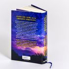 Buchrückseite mit Text: "KANN DIE LIEBE ALLE GRENZEN SPRENGEN?" Vor einem Sternenhimmel. Autoren: Nicholas Sparks und M. Night Shyamalan.