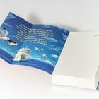 Text: "Die Atlantiküberquerung begann..." Rechts steht "HEYNE." Ein Kreuzfahrtschiff auf dem Meer, Möwen fliegen.