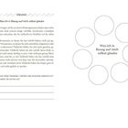 ÜBUNG: Was ich in Bezug auf mich selbst glaube. Ein Kreisdiagramm mit Platz für eigene Gedanken.