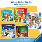 Texte: "Weitere Bücher für die Weihnachtszeit", "Wo bist du, kleines Rentier?", "Mein erstes Sachen suchen", "... und mehr!". Cover zeigen Weihnachtsmotive.