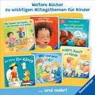 "Weitere Bücher zu wichtigen Alltagsthemen für Kinder", sechs bunte Kinderbuch-Cover über Alltags- und Gefühlsthemen.