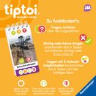 "So funktioniert’s: Fragen anhören über das Fragezeichen, Richtig-oder-falsch-Fragen beantworten, Fragen mit 3 Antwortmöglichkeiten."