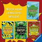 "NOCH MEHR VERRÜCKTES WISSEN!" und vier Bücher mit Illustrationen. Farbiges, lebendiges Design. Ravensburger-Logo.