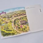 "Annette Keller, Die verwunschene Büchervilla in der Silver Lane. PIPER. Illustration einer idyllischen Dorfkarte."