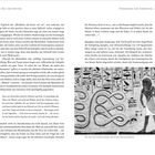 Seitenzahlen 38 und 39. Abschnittstitel: "Apophis und sein Ursprung". Bildunterschrift: "Der Gott Atum kämpft gegen die Chaosschlange Apophis." Illustration: Eine ägyptische Darstellung eines Gottes und einer Schlange mit Hieroglyphen.
